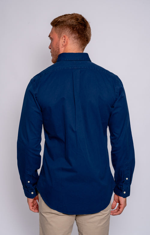 RALPH LAUREN CAMISA MANGA LARGA HOMBRE AZUL