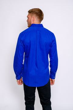 RALPH LAUREN CAMISA MANGA LARGA HOMBRE AZUL