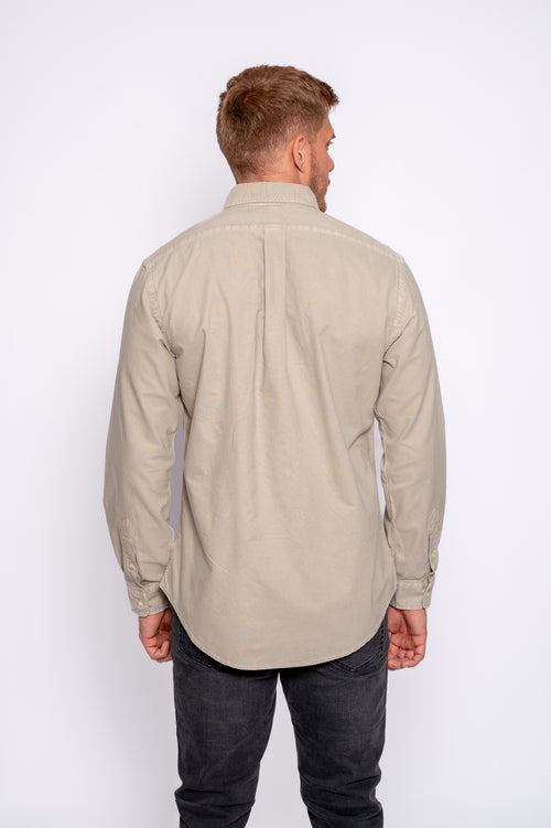 RALPH LAUREN CAMISA MANGA LARGA HOMBRE KHAKI