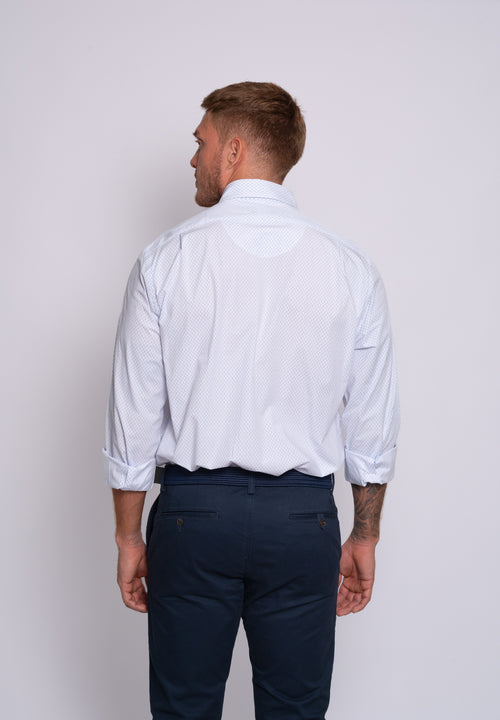 RALPH LAUREN CAMISA MANGA LARGA HOMBRE BLANCO