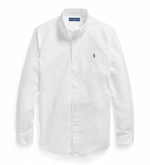 RALPH LAUREN CAMISA MANGA LARGA HOMBRE BLANCO