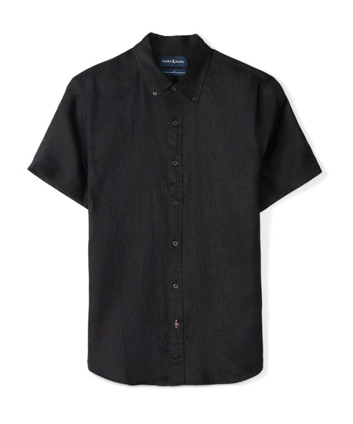 camisa m/c psycho bunny hombre b6q679c200blk