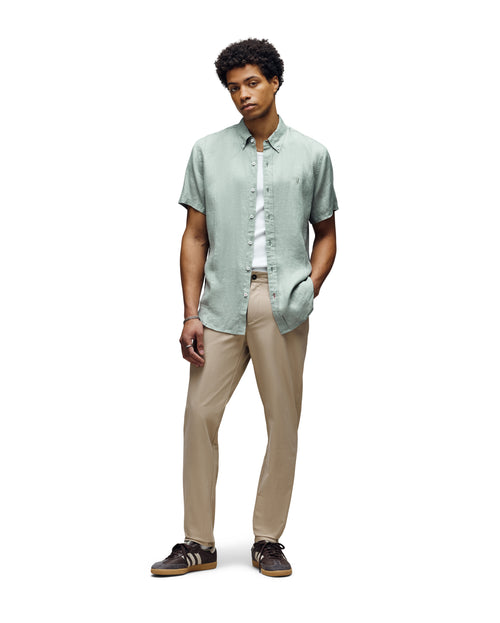 camisa m/c psycho bunny hombre b6q679c200icg