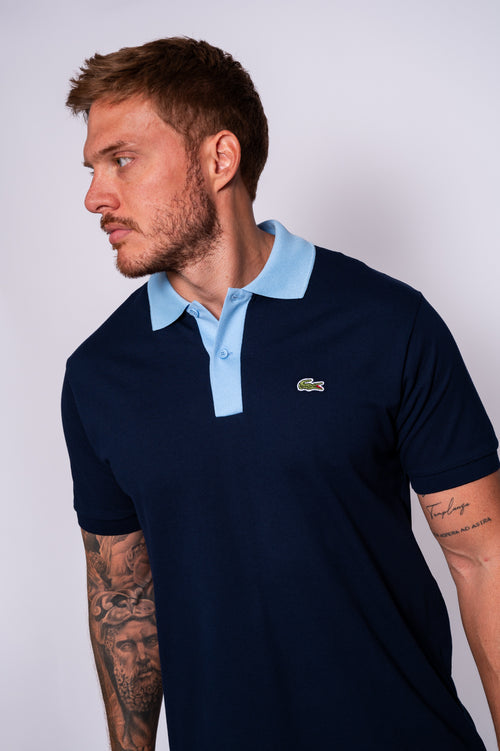 CAMISETA TIPO POLO LACOSTE CONTRAST