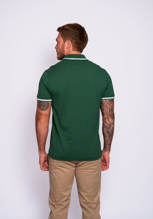CAMISETA TIPO POLO LACOSTE TRIM