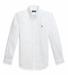 RALPH LAUREN CAMISA MANGA LARGA HOMBRE BLANCO