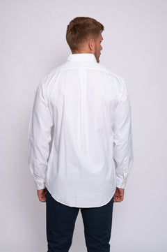 RALPH LAUREN CAMISA MANGA LARGA HOMBRE BLANCO