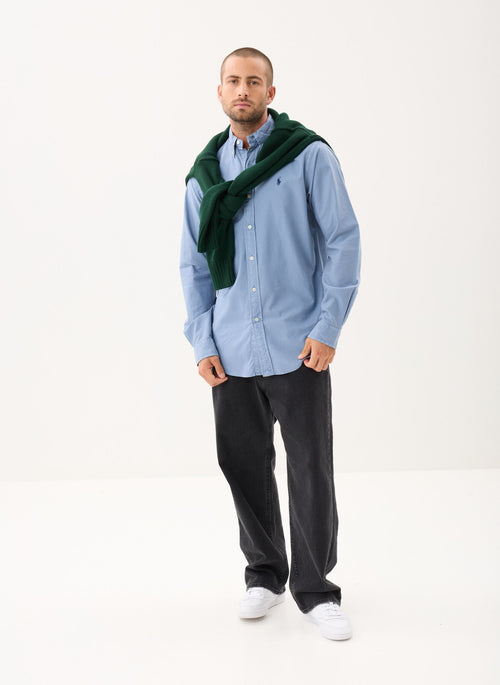 RALPH LAUREN CAMISA MANGA LARGA HOMBRE AZUL