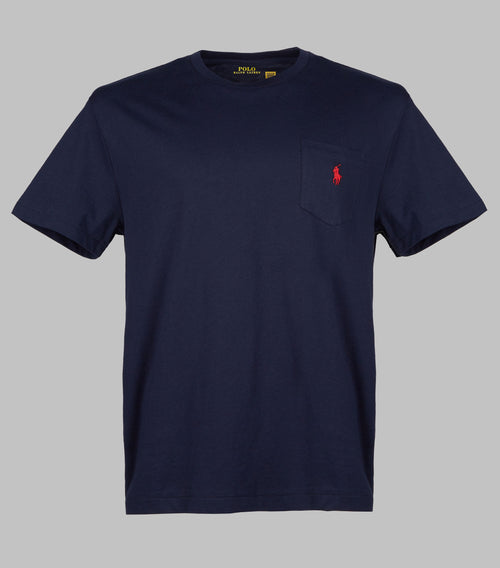 ralph lauren camisetas cuello redondo hombre azul