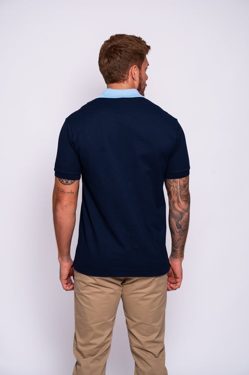 CAMISETA TIPO POLO LACOSTE CONTRAST