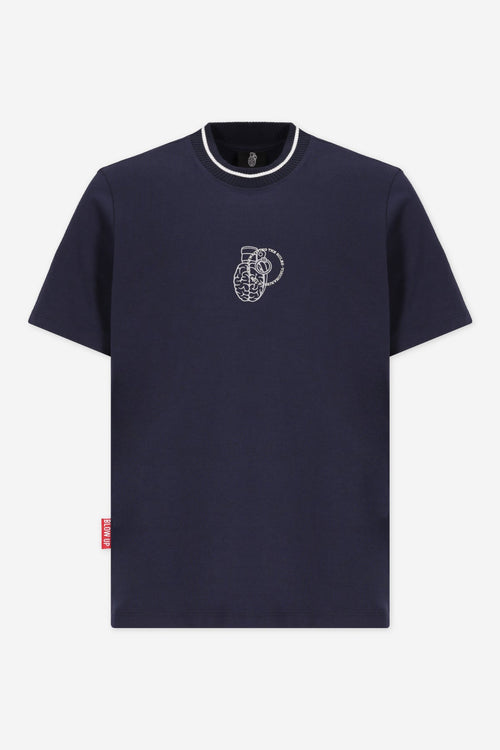 camiseta azul blow up C62 6004