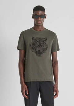 antony morato camiseta de manga corta hombre khaki