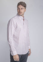 CARVEN CAMISA M/L HOMBRE ROSADO CVK04143PK