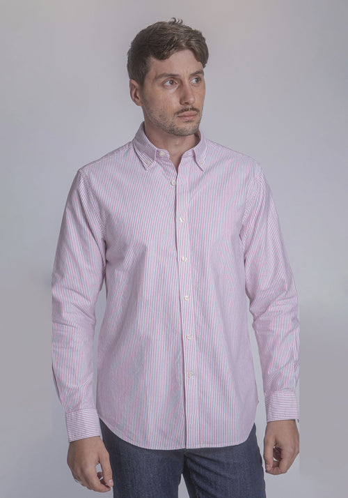 CARVEN CAMISA M/L HOMBRE ROJO CVK04120RD