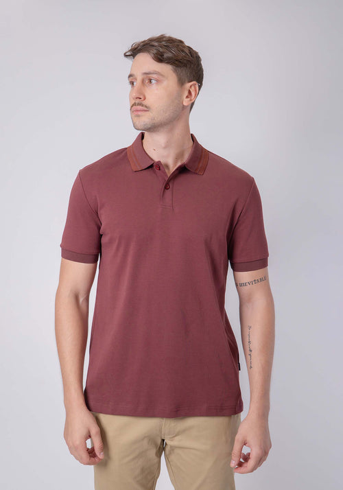 CARVEN POLO HOMBRE ROJO CVY31540DKBUR
