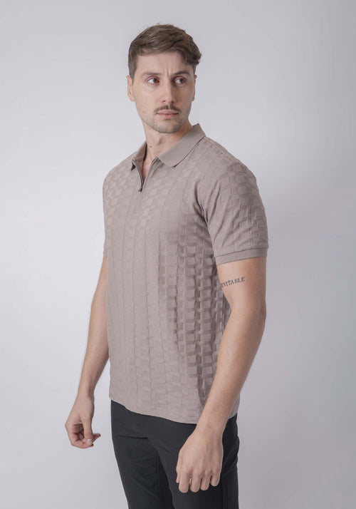 CARVEN POLO HOMBRE BEIGE CVY13508TP