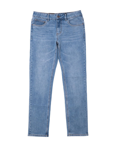 Jeans P/H Carven Para Hombre Color Azul Cv-Z23-115S-Wbu