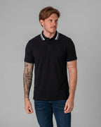 Polo P/H M/C Carven Para Hombre Color Negro Cv-Z31-102-Bl