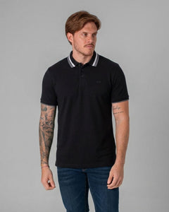 Polo P/H M/C Carven Para Hombre Color Negro Cv-Z31-102-Bl