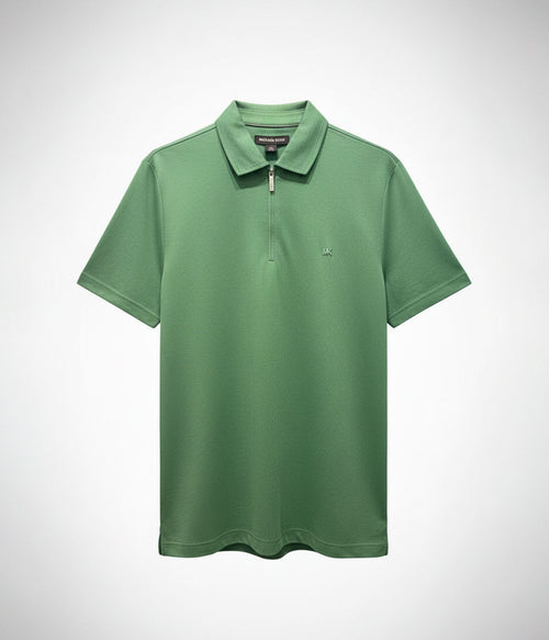 MICHAEL KORS POLOS SLEEK PIQUE SS ZIP POLO HOMBRE CS552HOHFK924GRN