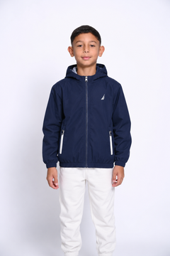 CHAQUETA NAUTICA PARA NIÑO COLOR AZUL