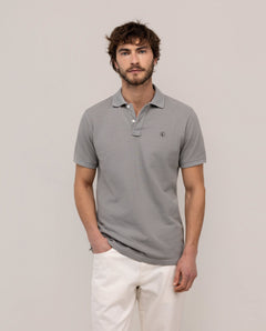 Polo Piqué Garment Dyed EL GANSO HOMBRE GRIS