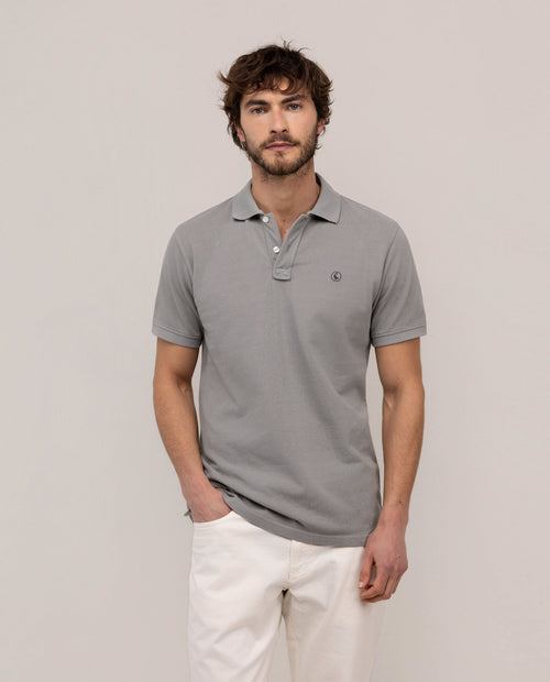Polo Piqué Garment Dyed EL GANSO HOMBRE GRIS