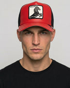 GORRA GORIN BROSS SHLEATHER STALLION COLOR ROJO