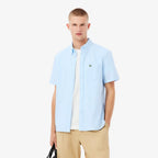 LACOSTE CH1917F6Z CAMISA OXFOR MANGA CORTA AZUL