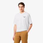LACOSTE TH5950001 CAMISETA OVERSIZED ESTAMPADA WHITE
