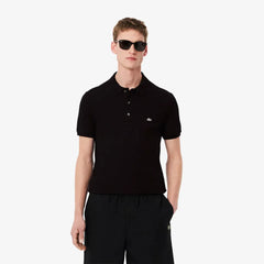 Lacoste tipo polo elasizado al cuerpo negro SLIM FIT