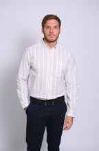 NAUTICA CAMISA MANGA LARGA DE HOMBRE BLANCO