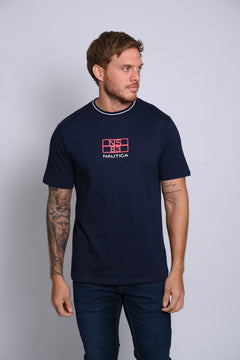 NAUTICA CAMISETAS DE HOMBRE AZUL