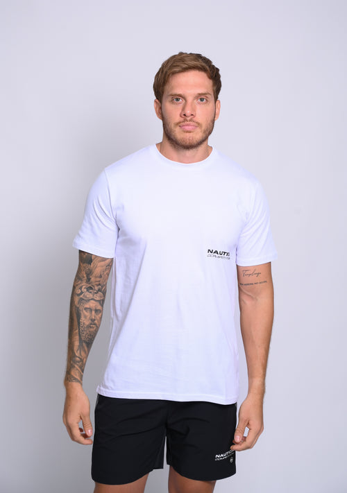 NAUTICA CAMISETAS DE HOMBRE BLANCO