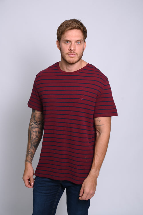 NAUTICA CAMISETAS DE HOMBRE MORADO