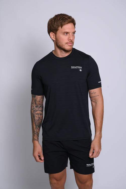 NAUTICA CAMISETAS DE HOMBRE NEGRO