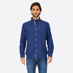 NAUTICA CAMISA M/L DE HOMBRE AZUL 01101W-4JN