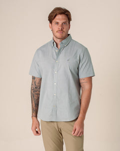 NAUTICA CAMISA M/C DE HOMBRE VERDE W01142-3SY