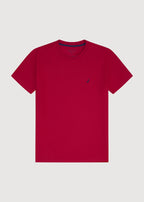 NAUTICA T-SHIRT M/C DE HOMBRE ROJO N1CR0115-802