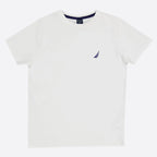 NAUTICA T-SHIRT DE NIÑO BLANCO N3JF0661-908