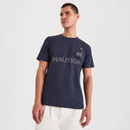 CAMISETA NAUTICA PARA CABALLERO COLOR AZUL