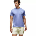 psycho bunny camiseta hombre fantasia azul