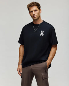 psycho bunny camiseta hombre fantasia negro