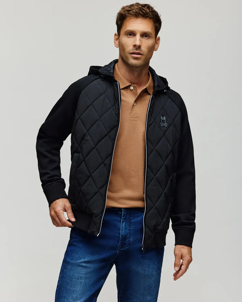 psycho bunny chaqueta hombre fantasia negro