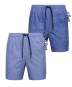 psycho bunny pantaloneta de baño hombre fantasia azul