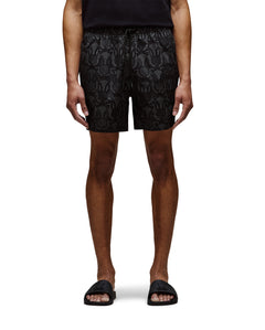 psycho bunny pantaloneta de baño hombre fantasia negro