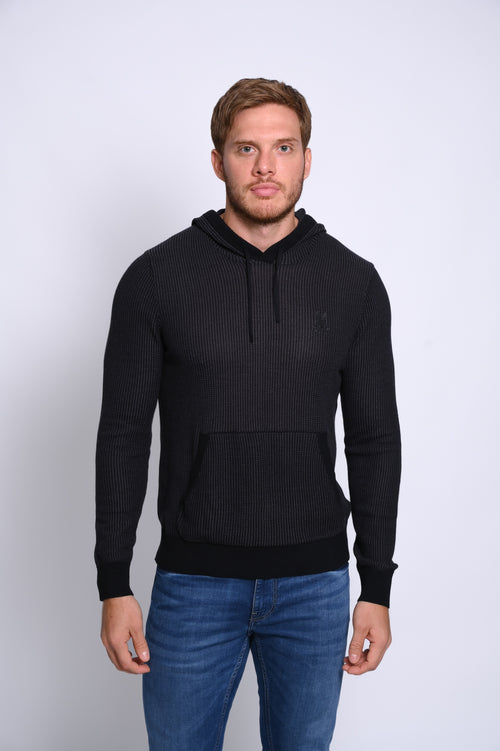 PSYCHO BUNNY SUDADERA HOMBRE FANTASIA NEGRO