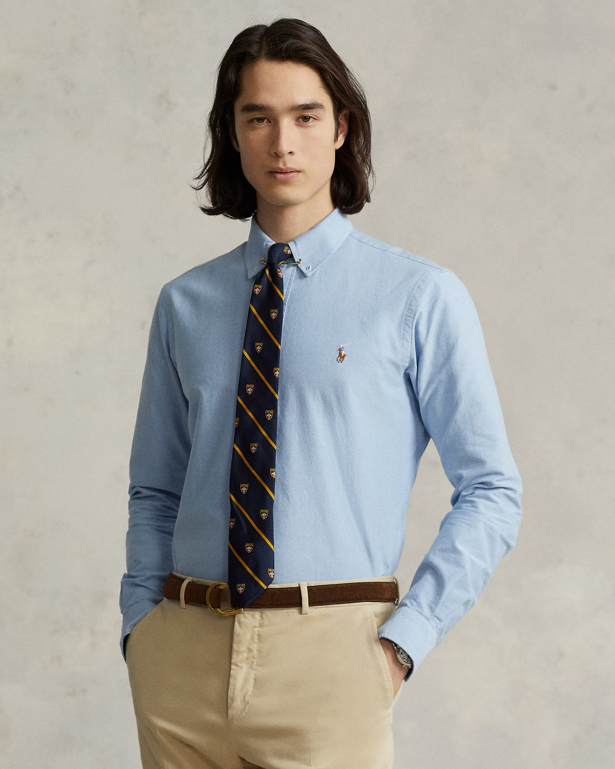 CAMISA M/L RALPH LAUREN HOMBRE BLUE 710792041002