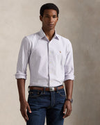 CAMISA M/L RALPH LAUREN HOMBRE 6636E THISTLE/WHITE 710953704005