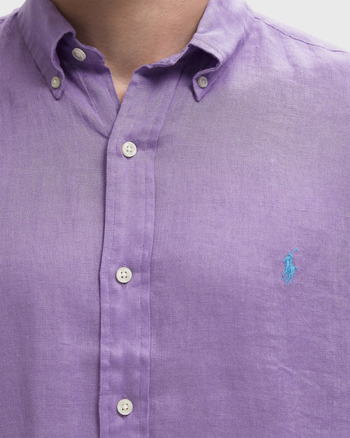 CAMISA M/L RALPH LAUREN HOMBRE AIX LAVENDER 710966294028